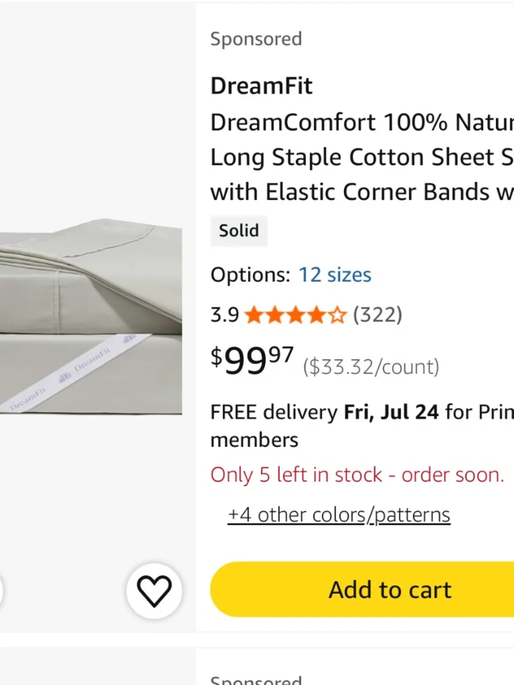 Dreamforce California King Cotton Sheets